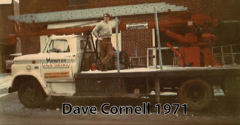 Dave Cornell 1971 Monitor Signs