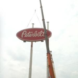 Peterbilt High Rise Sign