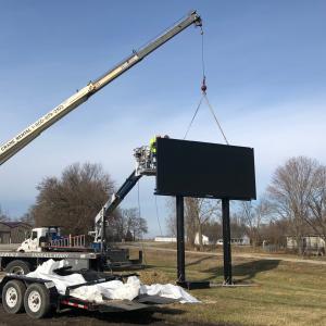 Electronic Message Center Installation